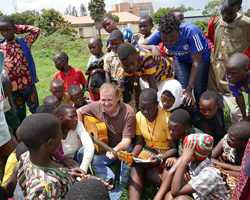 african children singing